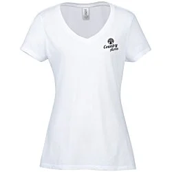 Optimal Tri-Blend V-Neck T-Shirt - Ladies' - Screen