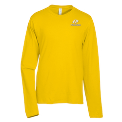 Team Favorite 4.5 oz. Long Sleeve T-Shirt - Men's - Embroidered