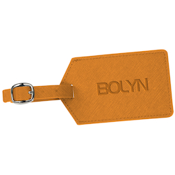 Toscano Leather Luggage Tag