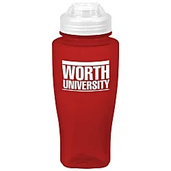 PolySure Twister Water Bottle with Flip Lid - 24 oz.