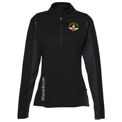 Reebok Crossover 1/4-Zip Lightweight Heather Pullover - Ladies'