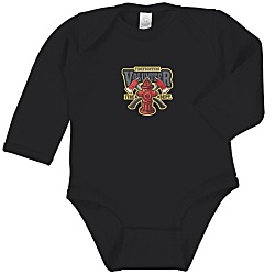 Rabbit Skins Infant Long Sleeve Onesie - Colors - Embroidered