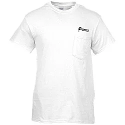 Gildan 5.3 oz. Cotton T-Shirt with Pocket - Men's - Screen