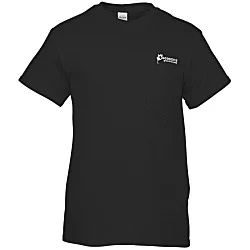 Gildan 5.3 oz. Cotton T-Shirt with Pocket - Men's - Screen