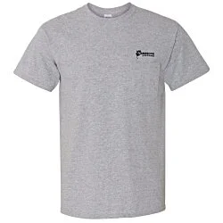 Gildan 5.3 oz. Cotton T-Shirt with Pocket - Men's - Screen