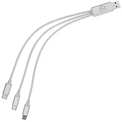 3-in-1 Metallic Charging Cable - 24 hr