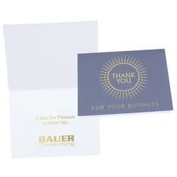 Thank You Burst Greeting Card