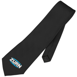 Solid Herringbone Polyester Tie - 24 hr