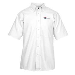 Easy Care Short Sleeve Oxford Shirt - Men's - 24 hr
