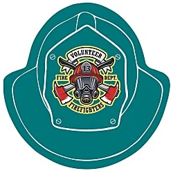 Cushioned Jar Opener - Fire Helmet - Full Color