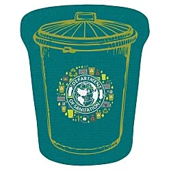 Cushioned Jar Opener - Trash Can - Full Color