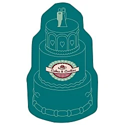 Cushioned Jar Opener - Wedding Cake - Full Color