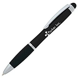 Evantide Light-Up Logo Stylus Twist Pen - Metallic