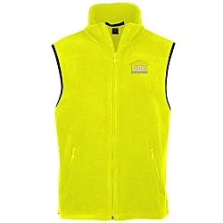 Harriton Full-Zip Fleece Vest - Men's