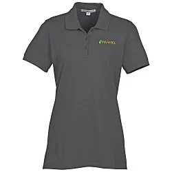 Easy Care Wrinkle Resist Cotton Pique Polo - Ladies'