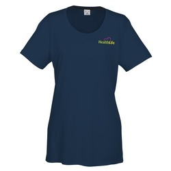 Defender Performance Scoop Neck T-Shirt - Ladies' - Embroidered