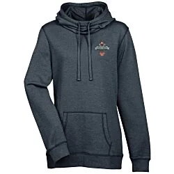 Lightweight Heathered Fleece Hoodie - Ladies' - Embroidered
