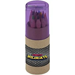 Colored Pencil & Sharpener Set - Full Color