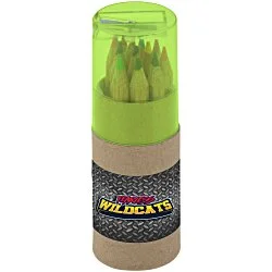Colored Pencil & Sharpener Set - Full Color