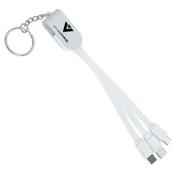 Rotate Charging Cable Keychain