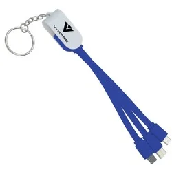 Rotate Charging Cable Keychain