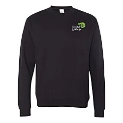 Independent Trading Co. 8.5 oz. Crewneck Sweatshirt - Embroidered