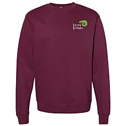 Independent Trading Co. 8.5 oz. Crewneck Sweatshirt - Embroidered
