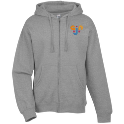 Independent Trading Co. Midweight Full-Zip Hoodie - Embroidered