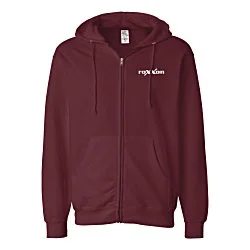Independent Trading Co. Midweight Full-Zip Hoodie - Screen