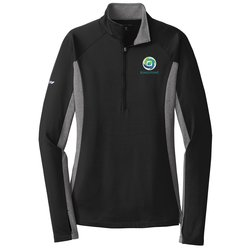 Sport-Wick Stretch 1/2-Zip Heather Colorblock Pullover - Ladies'