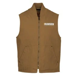 Washed Duck Cloth Work Vest
