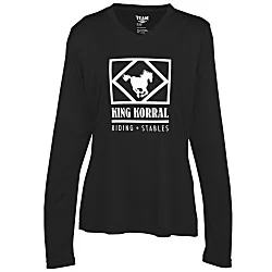 Zone Performance Long Sleeve Tee - Ladies' - Screen