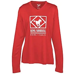 Zone Performance Long Sleeve Tee - Ladies' - Screen