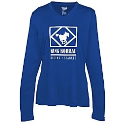 Zone Performance Long Sleeve Tee - Ladies' - Screen