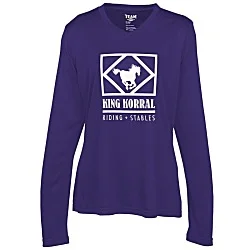 Zone Performance Long Sleeve Tee - Ladies' - Screen