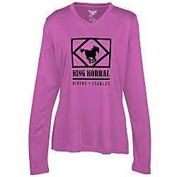 Zone Performance Long Sleeve Tee - Ladies' - Screen