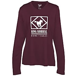 Zone Performance Long Sleeve Tee - Ladies' - Screen