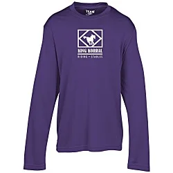 Zone Performance Long Sleeve Tee - Youth - Screen