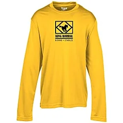 Zone Performance Long Sleeve Tee - Youth - Screen