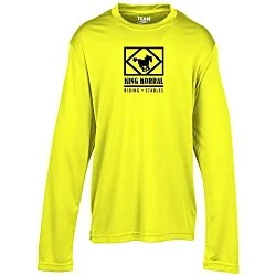 Zone Performance Long Sleeve Tee - Youth - Screen