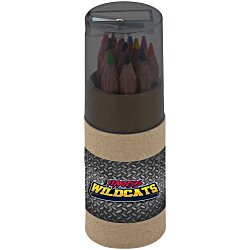 Colored Pencil & Sharpener Set - Full Color - 24 hr