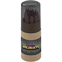Colored Pencil & Sharpener Set - Full Color - 24 hr