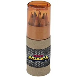 Colored Pencil & Sharpener Set - Full Color - 24 hr