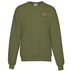 Champion Powerblend Crew Sweatshirt - Men's - Embroidered