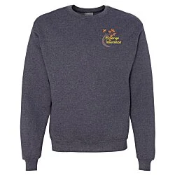 Champion Powerblend Crew Sweatshirt - Men's - Embroidered