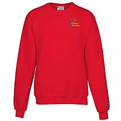 Champion Powerblend Crew Sweatshirt - Men's - Embroidered