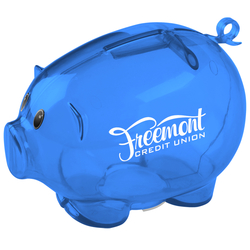 Action Piggy Bank - Translucent - 24 hr