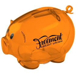 Action Piggy Bank - Translucent - 24 hr