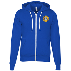 Bella+Canvas 7 oz. Full-Zip Hooded Sweatshirt - Embroidered