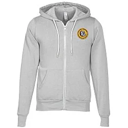 Bella+Canvas 7 oz. Full-Zip Hooded Sweatshirt - Embroidered
